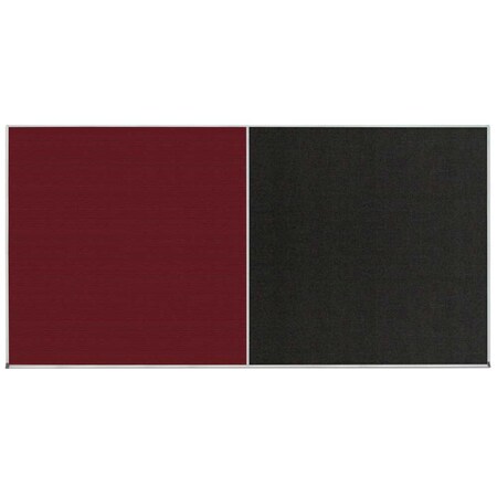 United Visual Products Enclosed Corkboard, 1 Door, 18"x24", 4" Fra UV3414-SATIN-COBACC